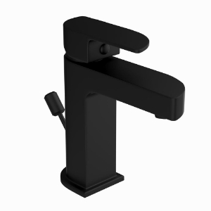Picture of Single Lever Basin Mixer with Popup Waste -Black Matt