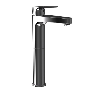 Picture of Single Lever High Neck Basin Mixer -Black Chrome