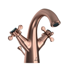 Picture of Monoblock Basin Mixer with popup waste - Antique Copper
