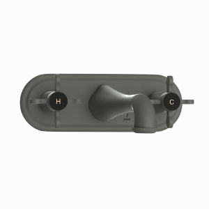 Picture of Built-in Two In-wall Stop Valves - Graphite