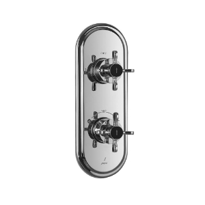 Picture of Kit de pièces exposées Aquamax de mitigeur thermostatique de douche avec inverseur à 2 voies - Chrome