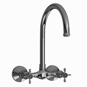 Picture of Sink Mixer with Regular Swivel Spout - Black Chrome