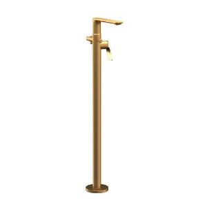 Picture of Exposed parts of floor mounted single lever bath mixer - Lever: Gold Bright PVD | Body: Gold Matt PVD