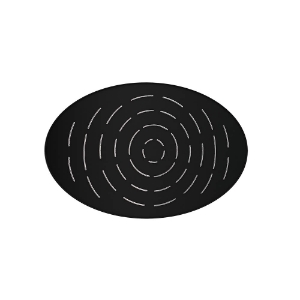 Picture of Douche de tête MAZE de forme ovale à fonction unique - Noir Mat