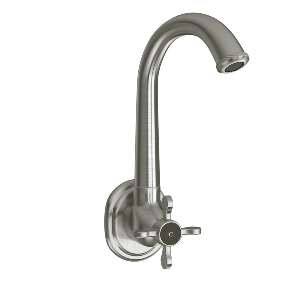 Picture of Sink Tap with Regular Swivel Spout - Stainless Steel