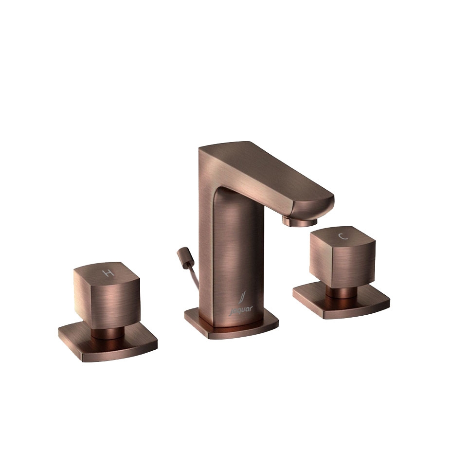 Picture of 3 Hole Basin Mixer with Popup Waste - Antique Copper
