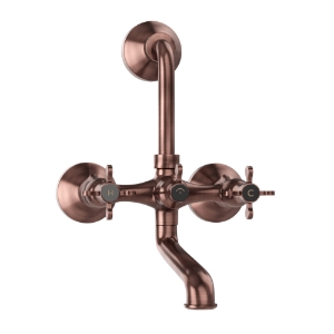 Picture of Wall Mixer with Provision For Overhead Shower -  Antique Copper