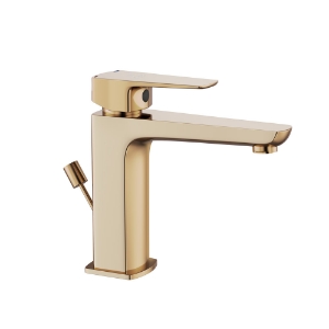 Picture of Single Lever Basin Mixer with Popup Waste - Auric Gold