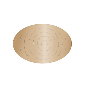 Picture of Douche de tête MAZE de forme ovale à fonction unique - Plein d'or