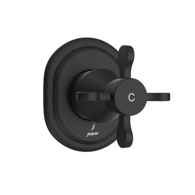 Picture of In-wall Stop Valve Cold Only - Black Matt