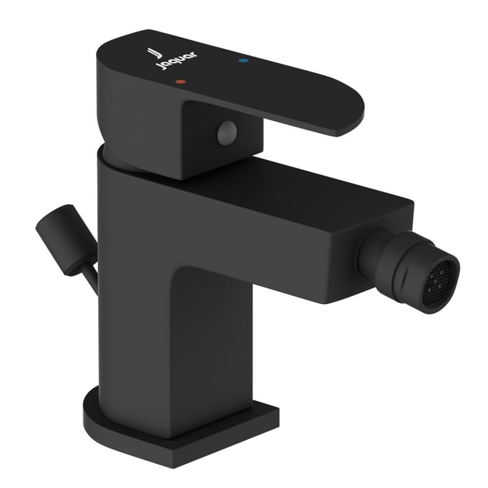 Picture of Single Lever Bidet Mixer with Popup Waste - Black Matt