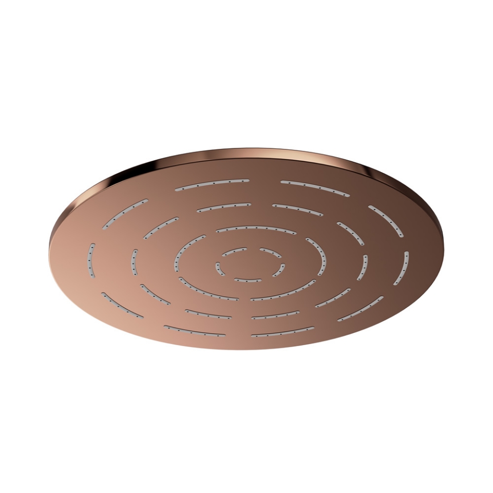 Picture of Round Shape Maze Overhead Shower - Blush Gold PVD