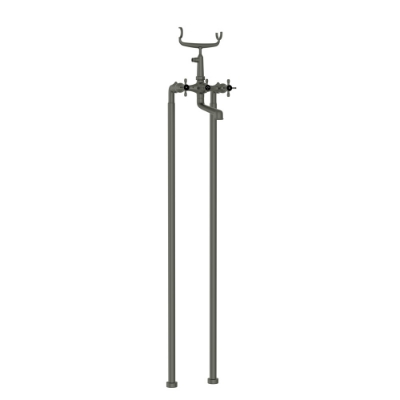 Picture of Bath & Shower Mixer with Telephone Shower Crutch - Graphite