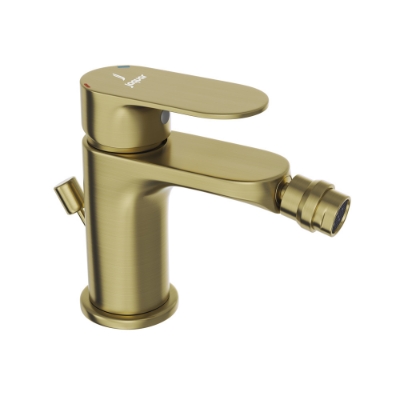 Picture of Single Lever Bidet Mixer with Popup Waste - Antique Bronze