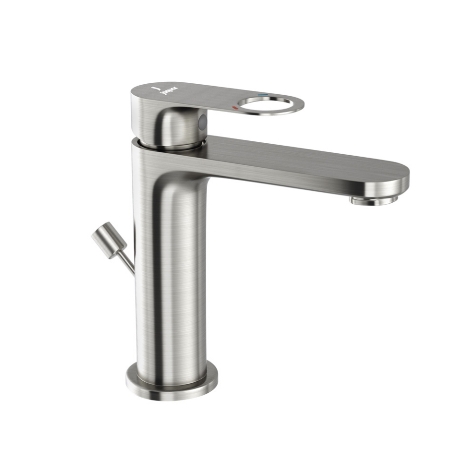 Picture of Single Lever Basin Mixer with Popup Waste - Stainless Steel