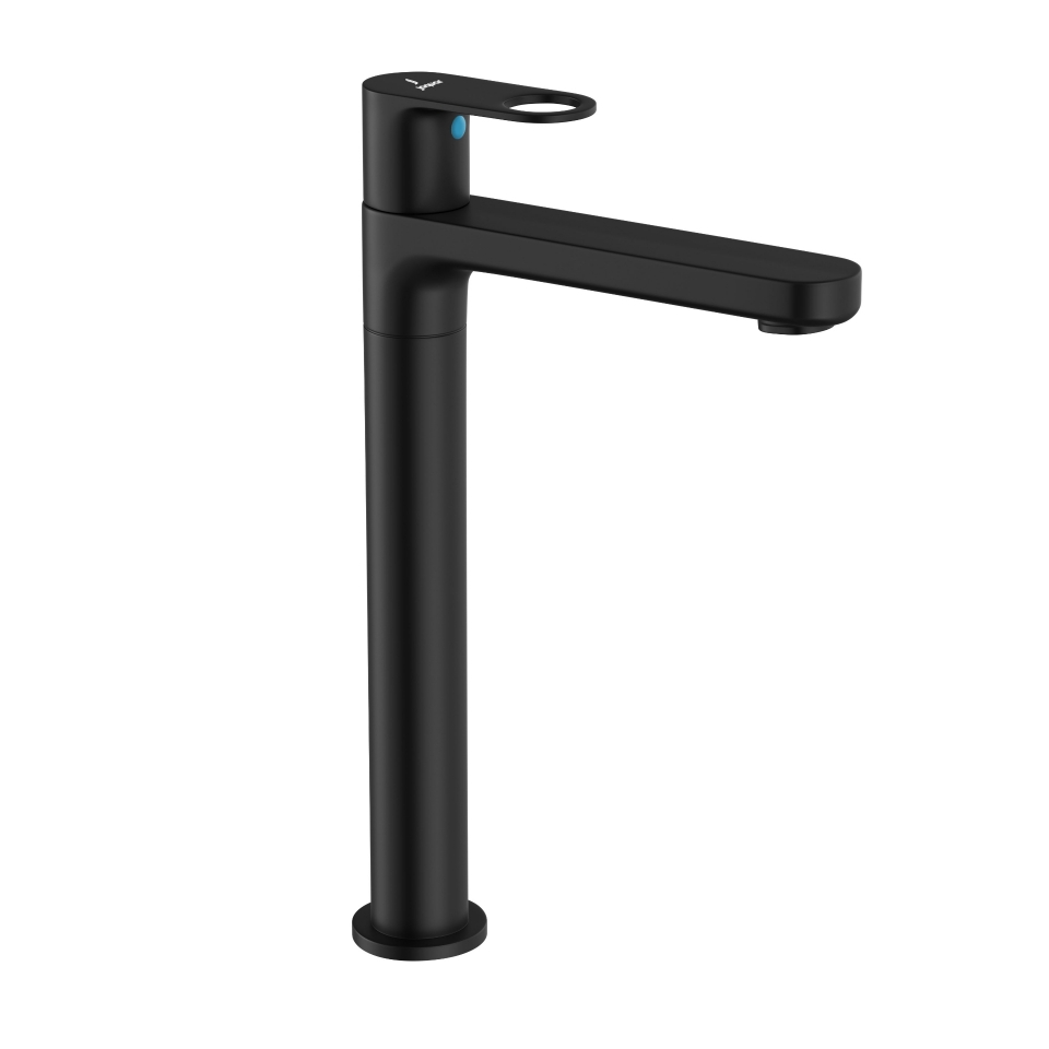 Picture of High Neck Basin Tap - Black Matt