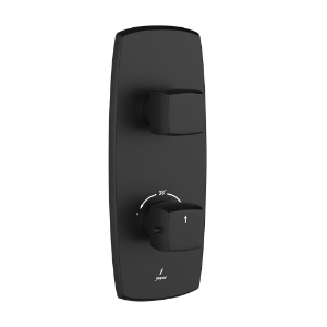 Picture of Aquamax Thermostatic Shower Mixer - Black Matt