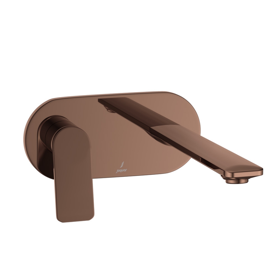 Picture of Exposed Parts of Left Hand Side Operated Single Lever Built-in In-wall Manual Valve  - Blush Gold PVD