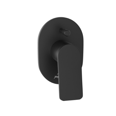 Picture of Exposed Part Kit of Single Lever Hi Flow In-wall Diverter - Black Matt