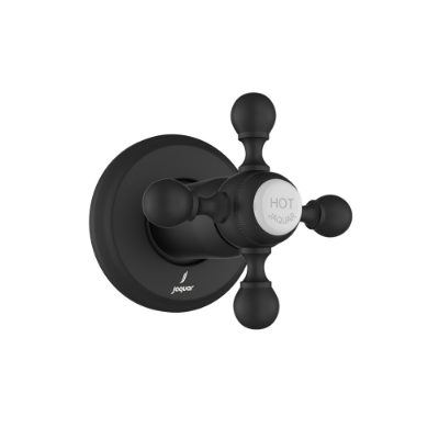 Picture of In-wall Stop Valve Hot Only - Black Matt