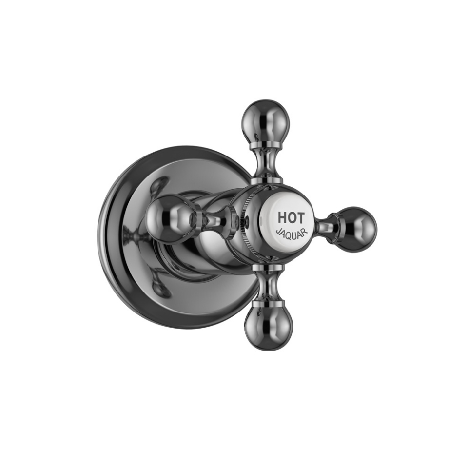 Picture of In-wall Stop Valve Hot Only - Black Chrome